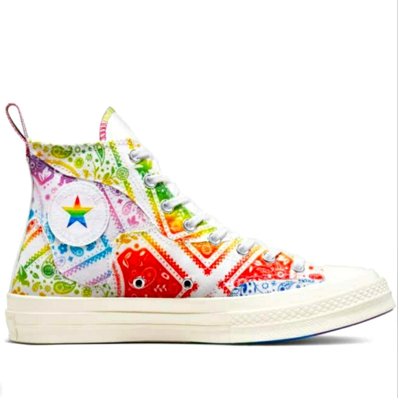 Converse Chuck Taylor Chuck 70 Unity Unisex Pride High Top Rainbow Sneakers 7 - Picture 14 of 17